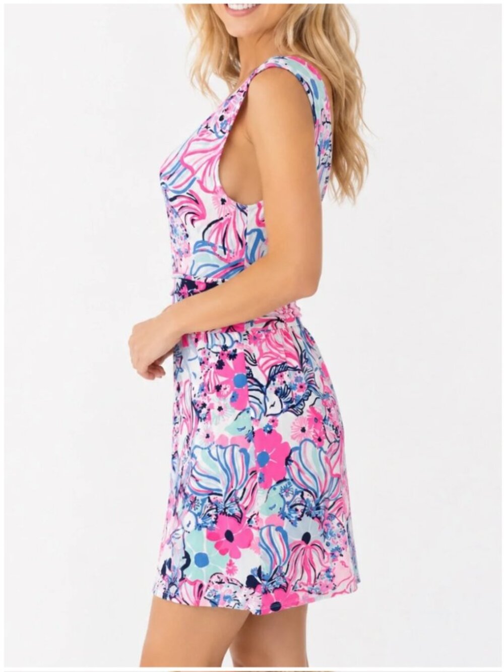 LILLY PULITZER CLARA SLEEVELESS ROMPER | Size M - Picture 2 of 3